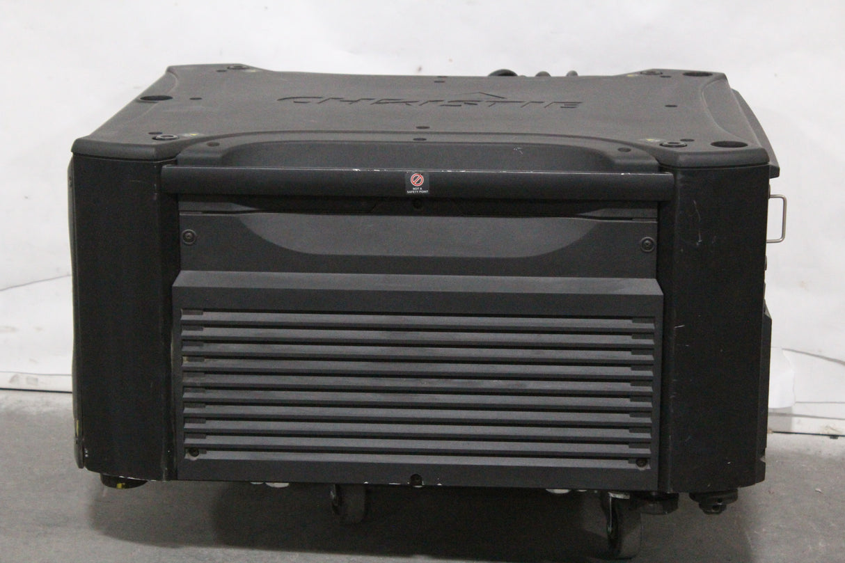 Christie Roadster HD18K 1080 HD 18000 LUMEN 3-Chip DLP Digital Projector (Powers ON - Lamp Failed To Strike) - 104-021101-02