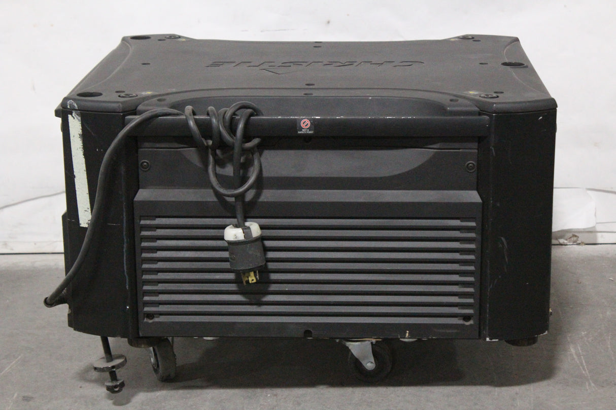 Christie Roadster HD18K 1080 HD 18000 LUMEN 3-Chip DLP Digital Projector (Powers ON - Lamp Failed To Strike) - 104-021101-02