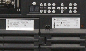 Christie Roadster HD18K 1080 HD 18000 LUMEN 3-Chip DLP Digital Projector (Powers ON - Lamp Failed To Strike) - 104-021101-02