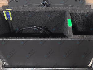 Christie Roadster HD20K-J 20,000 Lumen HD 0.95" DLP x 3 Large Venue Projector (914 Hours) w/ (4) Clamps, Hardware & Remote  in Wheeled Road Case