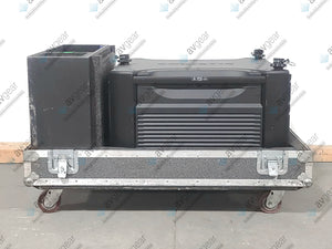 Christie Roadster HD20K-J 20,000 Lumen HD 0.95" DLP x 3 Large Venue Projector (914 Hours) w/ (4) Clamps, Hardware & Remote  in Wheeled Road Case