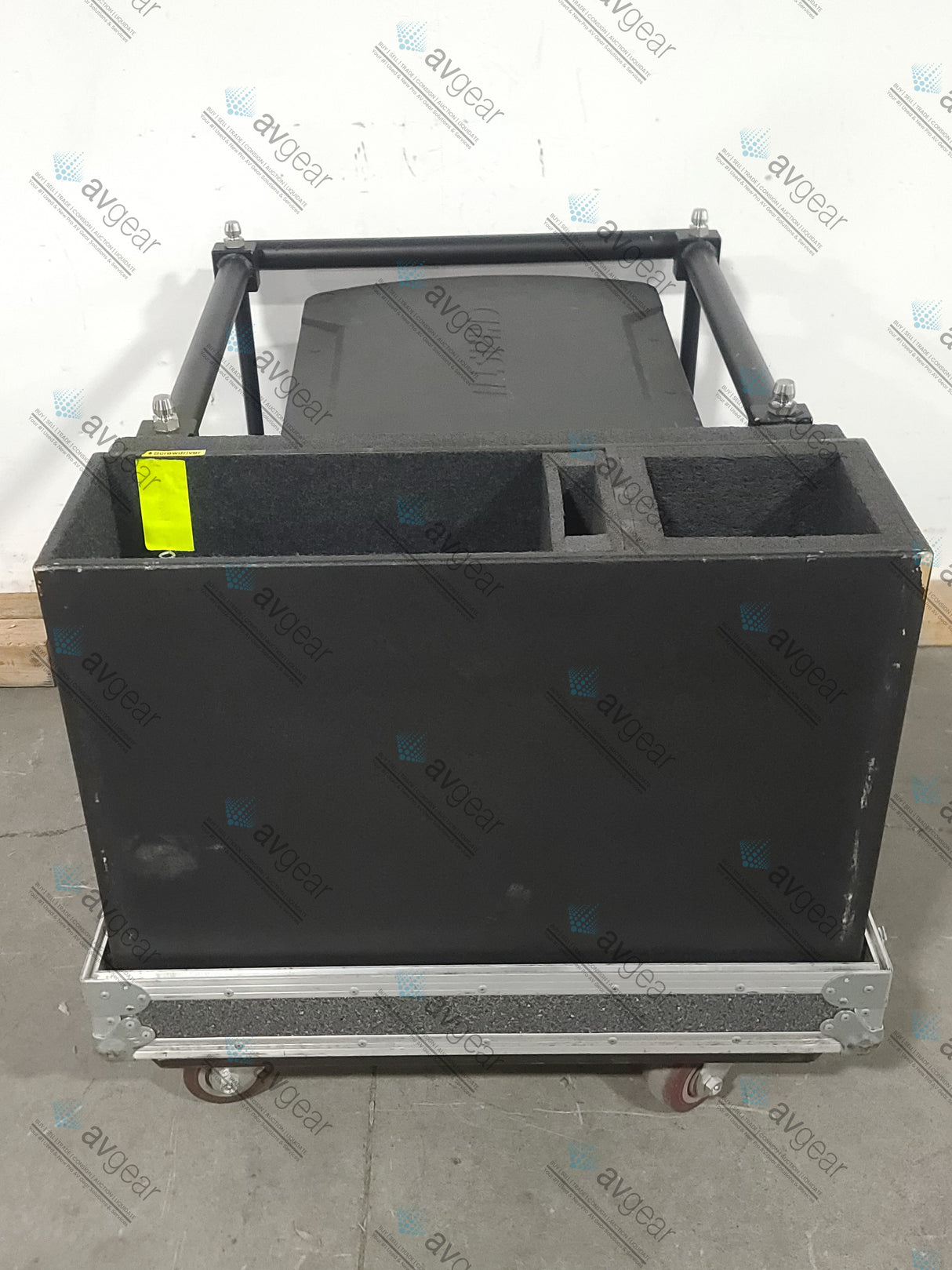 Christie Roadster WU14K-M 12,500 Lumens WUXGA  DLP x 3 Large Venue Projector (877 & 862 Hours) w/ Remote (2) Extra Lamps & Wheeled Road Case