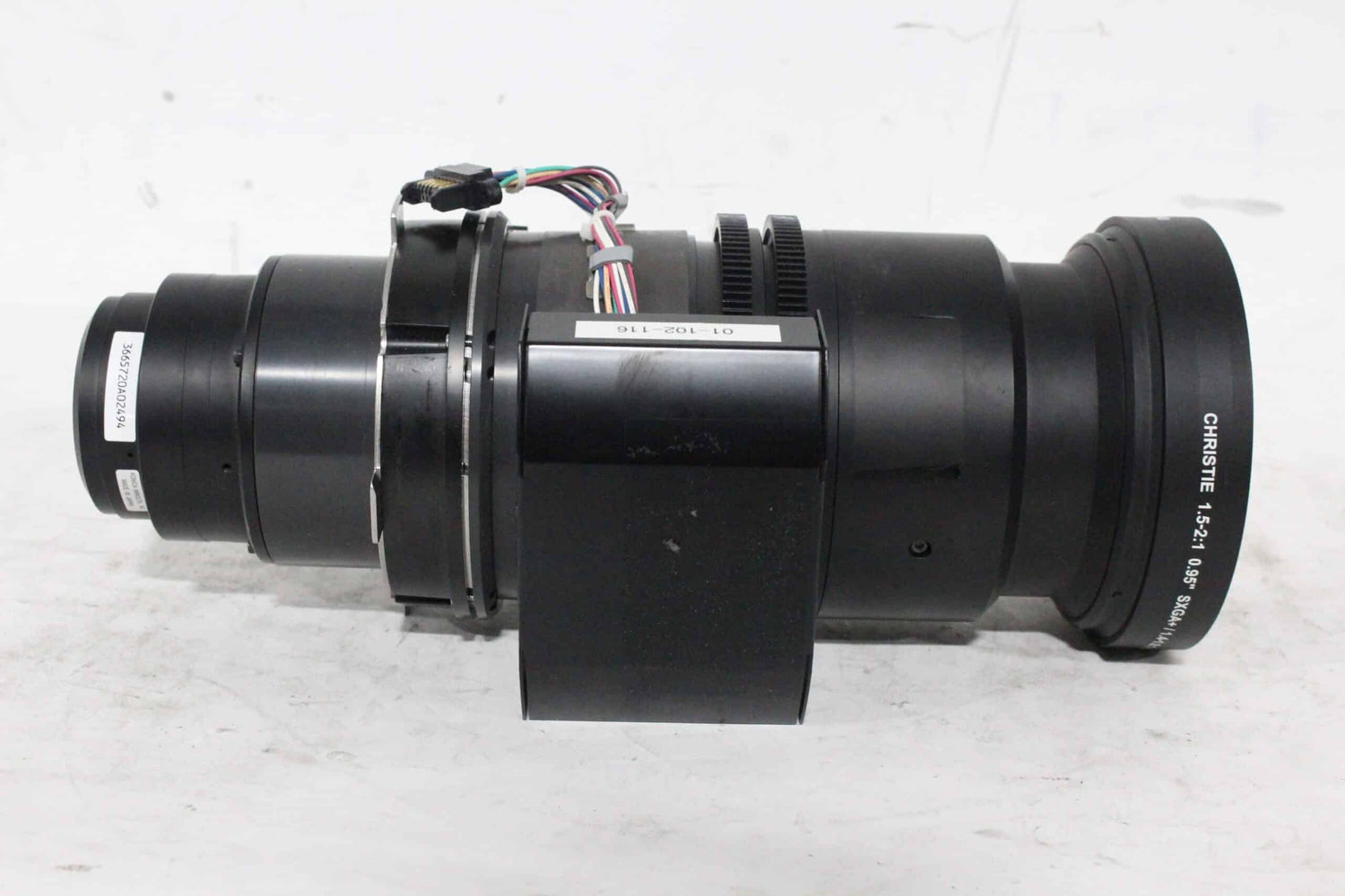 Christie 104-112101-01 Zoom Projector Lens, 1.5-2:1 0.95″ SXGA+ / 1.4-1.8:1 CT 0.95″ HD