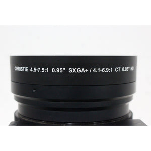Christie 104-115101-01  Zoom Projector Lens, 4.5-7.5:1 SXGA+ / 4.1-6.9:1 CT 0.95" HD