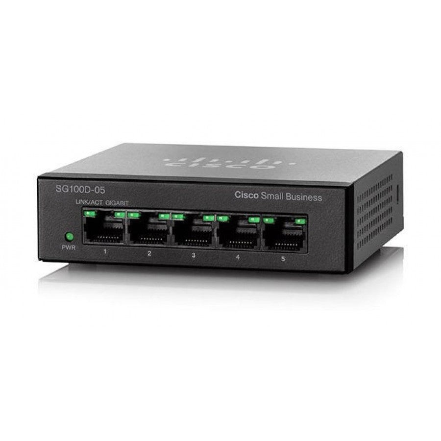 Cisco SG100D-05-NA 5-Port Gigabit Desktop Switch