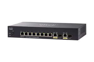 Cisco SG350-10P 10-Port Gigabit PoE Network Switch
