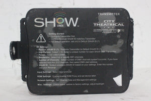 City Theatrical SHoW DMX 5600 Wireless Transmitter w/ Base Mount