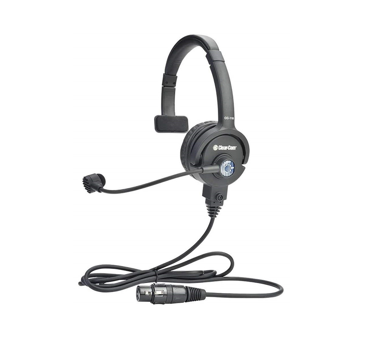 Clear-Com CC-300-X4 Single Ear Closed-Back Hyper-Cardioid Headset w/ Mic (4-Pin F)