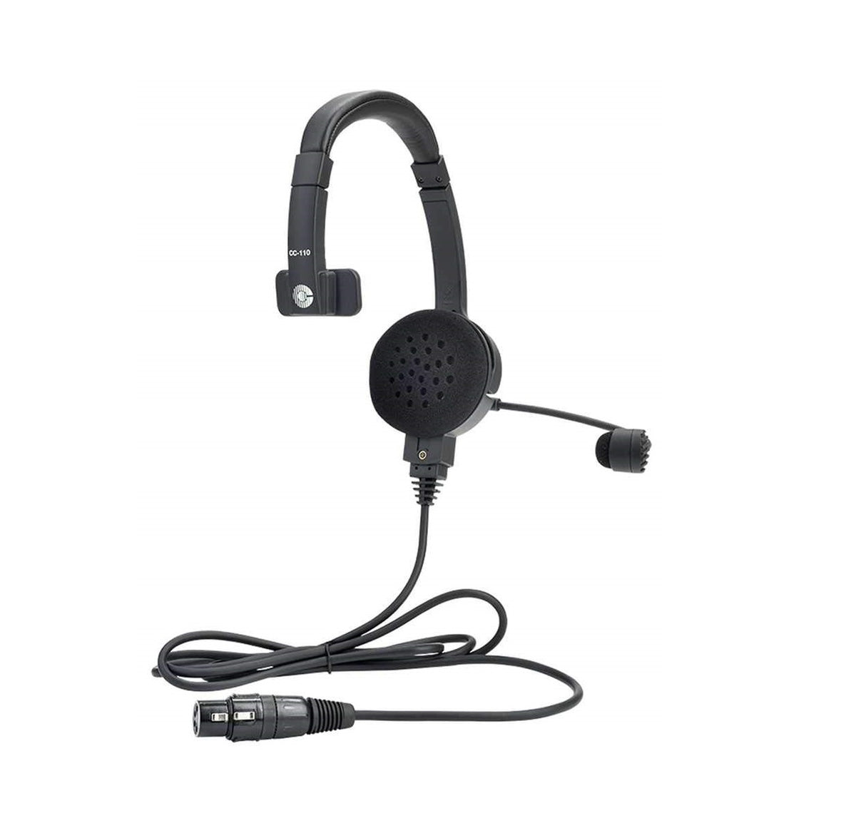 Clear-Com CC-300-X4 Single Ear Closed-Back Hyper-Cardioid Headset w/ Mic (4-Pin F)