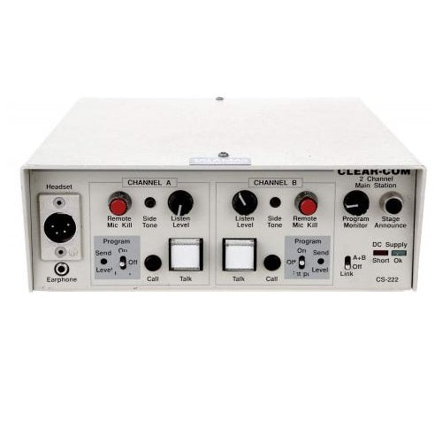 Clear-Com CS-222 2-Channel Main Station