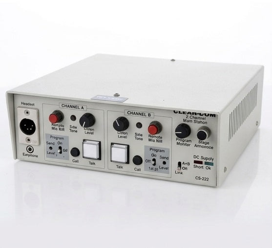 Clear-Com CS-222 2-Channel Main Station
