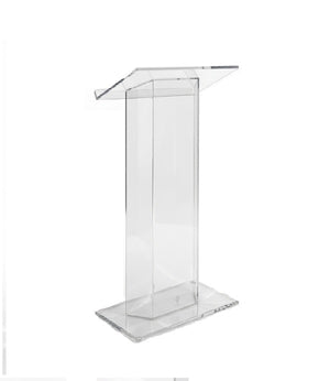 Clear-Com Plexiglass Podium