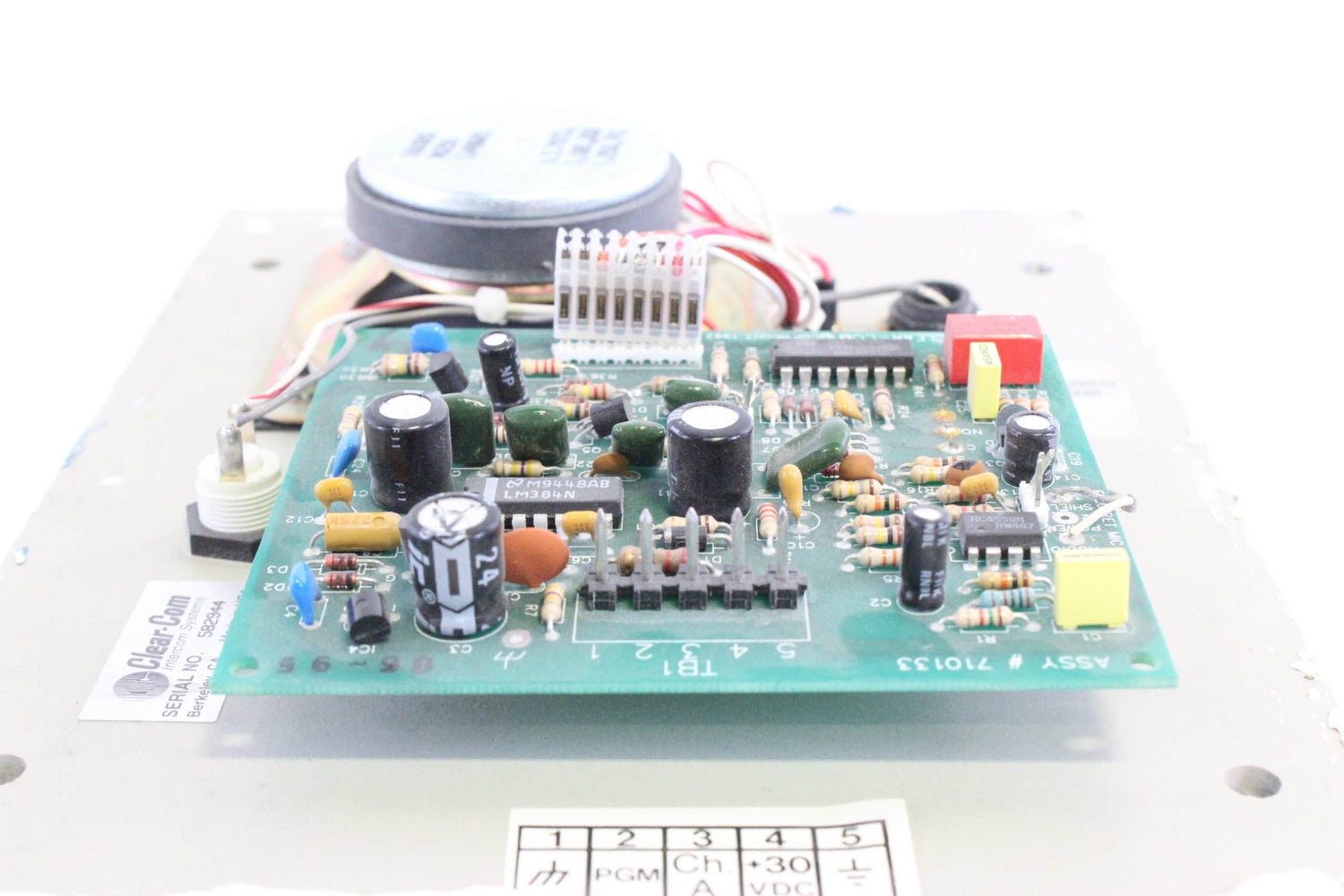 Clear-Com KB-112 Speaker Station Single-Channel Remote Station