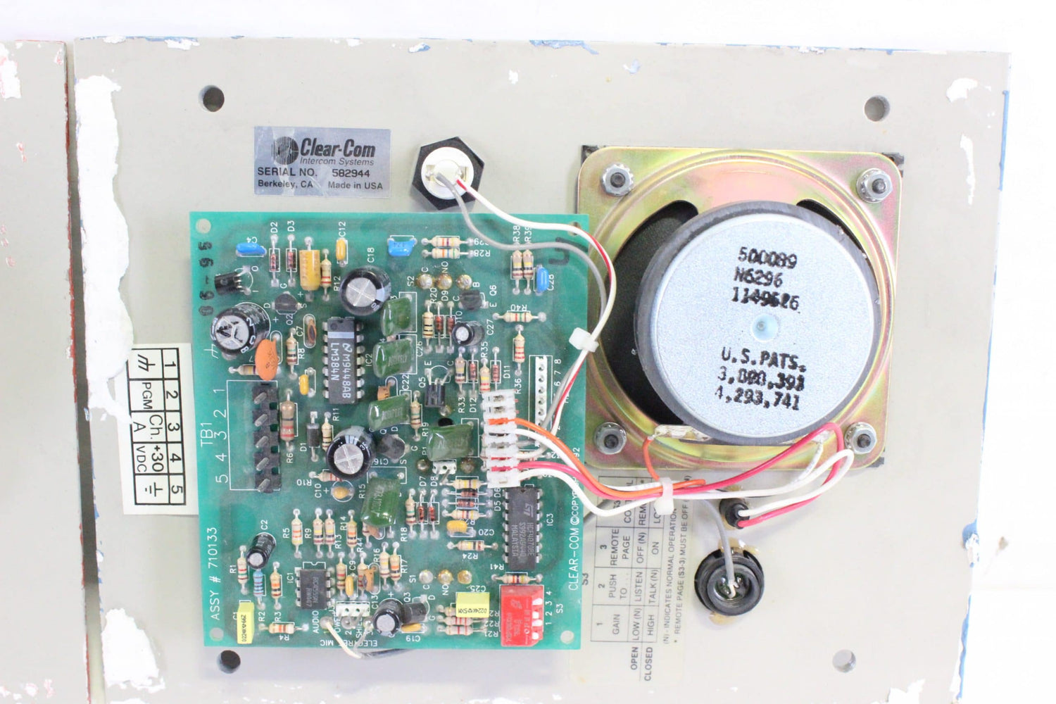 Clear-Com KB-112 Speaker Station Single-Channel Remote Station