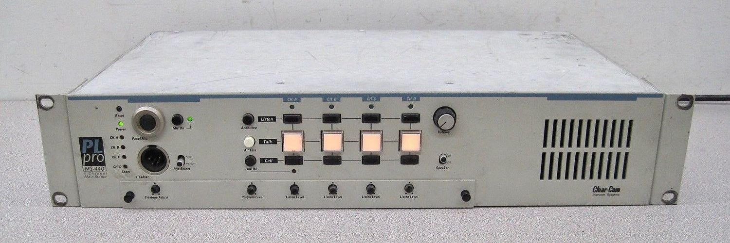 Clear-Com MS-440 PL PRO 4-Channel Main Station