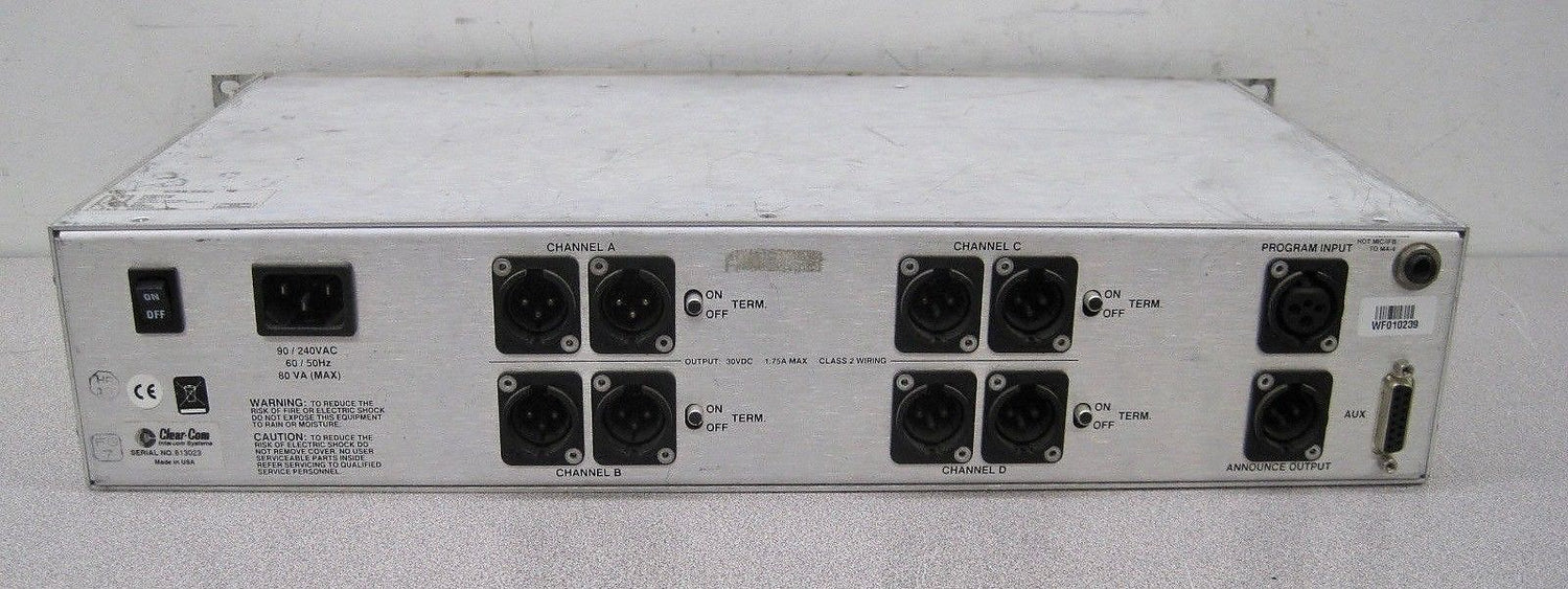 Clear-Com MS-440 PL PRO 4-Channel Main Station