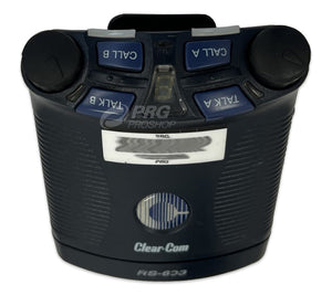 Clear-Com RS-603 Intercom Beltpack Dual-Channel w/ 4-Pin XLR