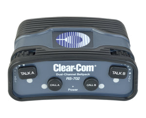 Clear-Com RS-702 2-Channel Analog Beltpack - (XLR) Connection