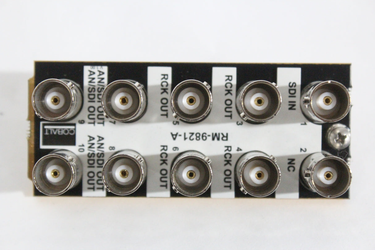 Cobalt Digital 9821 HD/SD-SDI IO Downconverter Card w/ RM20-9821-A Rear IO Module