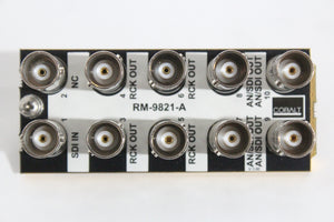 Cobalt Digital 9821 HD/SD-SDI IO Downconverter Card w/ RM20-9821-A Rear IO Module