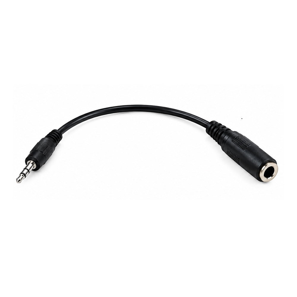 Comprehensive Cables SP-2CS Stereo 3.5mm Plug to Stereo Standard Phone Jack (1/4") Cable 6"