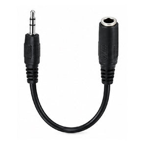 Comprehensive Cables SP-2CS Stereo 3.5mm Plug to Stereo Standard Phone Jack (1/4") Cable 6"