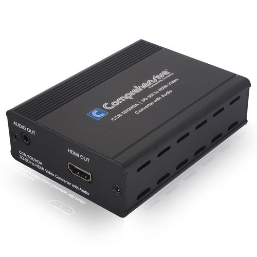 Comprehensive Cables CCN-SDI2HDA Pro AV/IT 3G-SDI to HDMI Video Converter w/ Audio