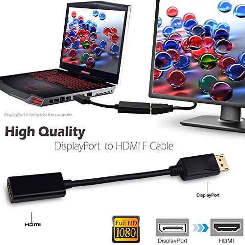 Comprehensive Cables DP2HDJA DisplayPort Male To HDMI Female Active 8' Cable