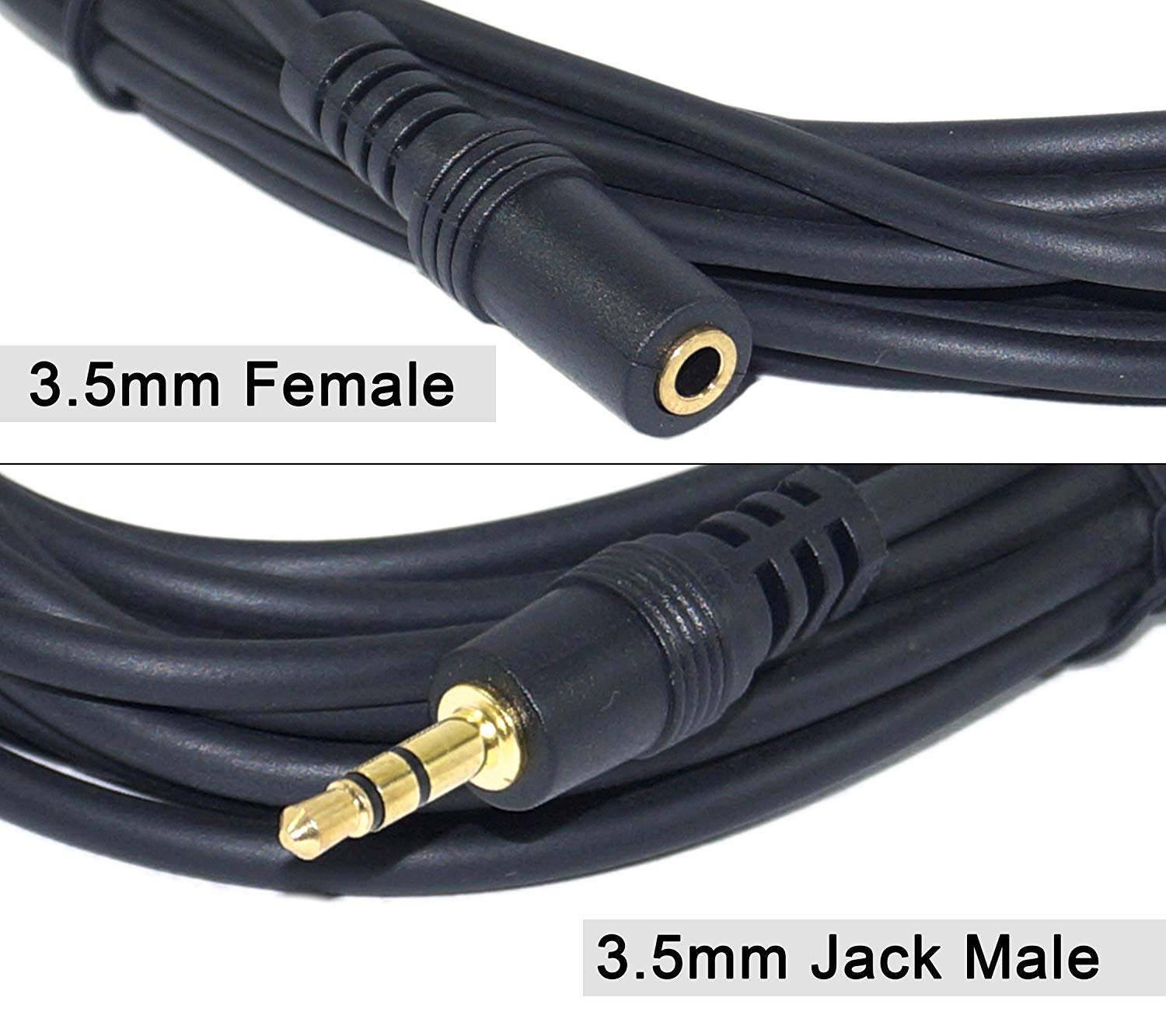 Comprehensive Cables MPS-MJS Standard Series 3.5mm Stereo Mini Plug to Jack Audio Cable