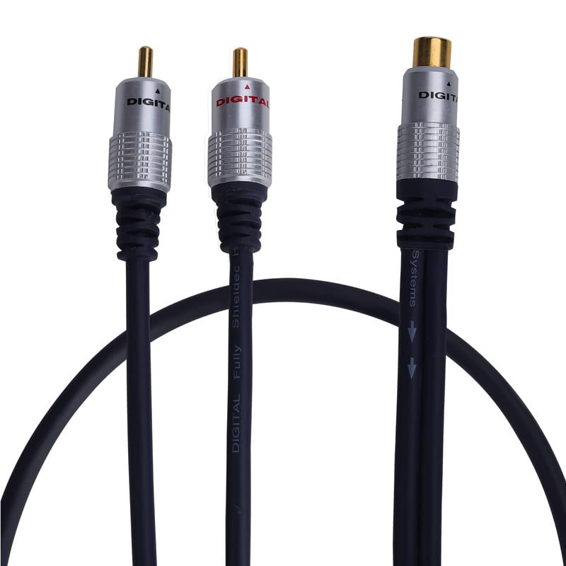 Comprehensive Cables SPP-PP EXF Series 1/4 inch Plug to RCA Plug Premium Audio Cable
