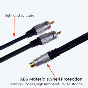 Comprehensive Cables SPP-PP EXF Series 1/4 inch Plug to RCA Plug Premium Audio Cable