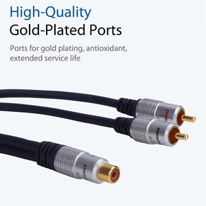 Comprehensive Cables SPP-PP EXF Series 1/4 inch Plug to RCA Plug Premium Audio Cable