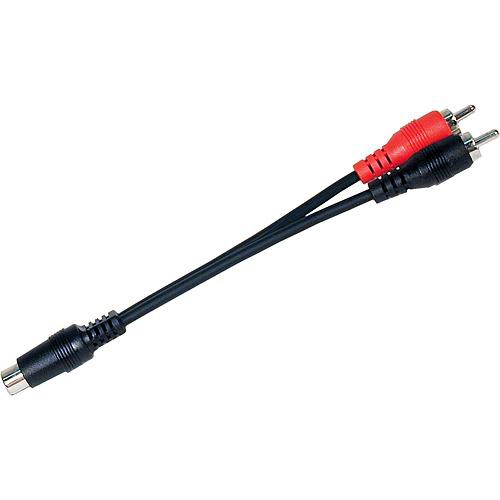 Comprehensive Cables SP-5-C RCA jack to two (2) RCA Plugs Audio Adapter Cable 6"