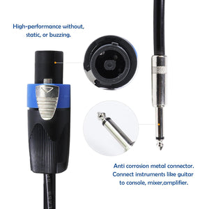 Comprehensive Cables SPP-SPP Standard Series General Purpose 1/4" Plug To 1/4" Plug Cable