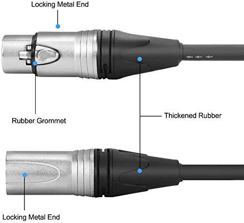 Comprehensive Cables XLRJ-MP Standard Series XLR Jack to 3.5mm Mini Plug Audio Cable