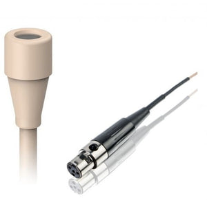 Countryman B3W5FF05LSL B3 Lavalier Mic with TA4F and Mid Gain, Light Beige