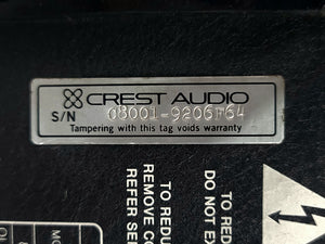 Crest Audio 8001 Amplifier