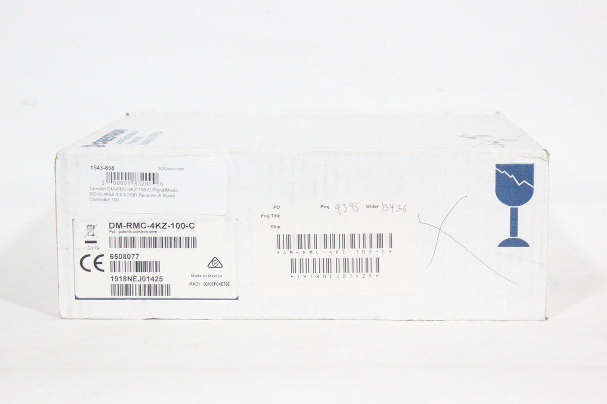 Creston DM-RMC-4KZ-100-C  DigitalMedia 8G+® 4K60 4:4:4 HDR Receiver &amp; Room Controller 100