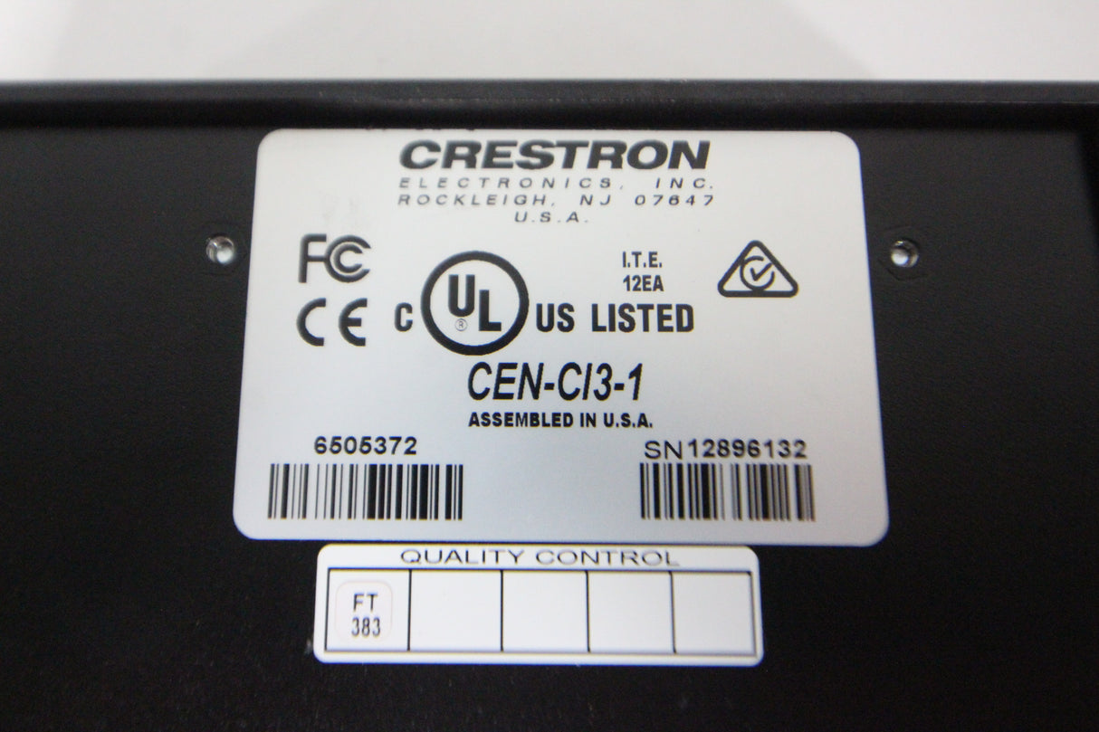 Crestron 3 Series CEN-CI3-1 Card Interface with C310-16 Option Card