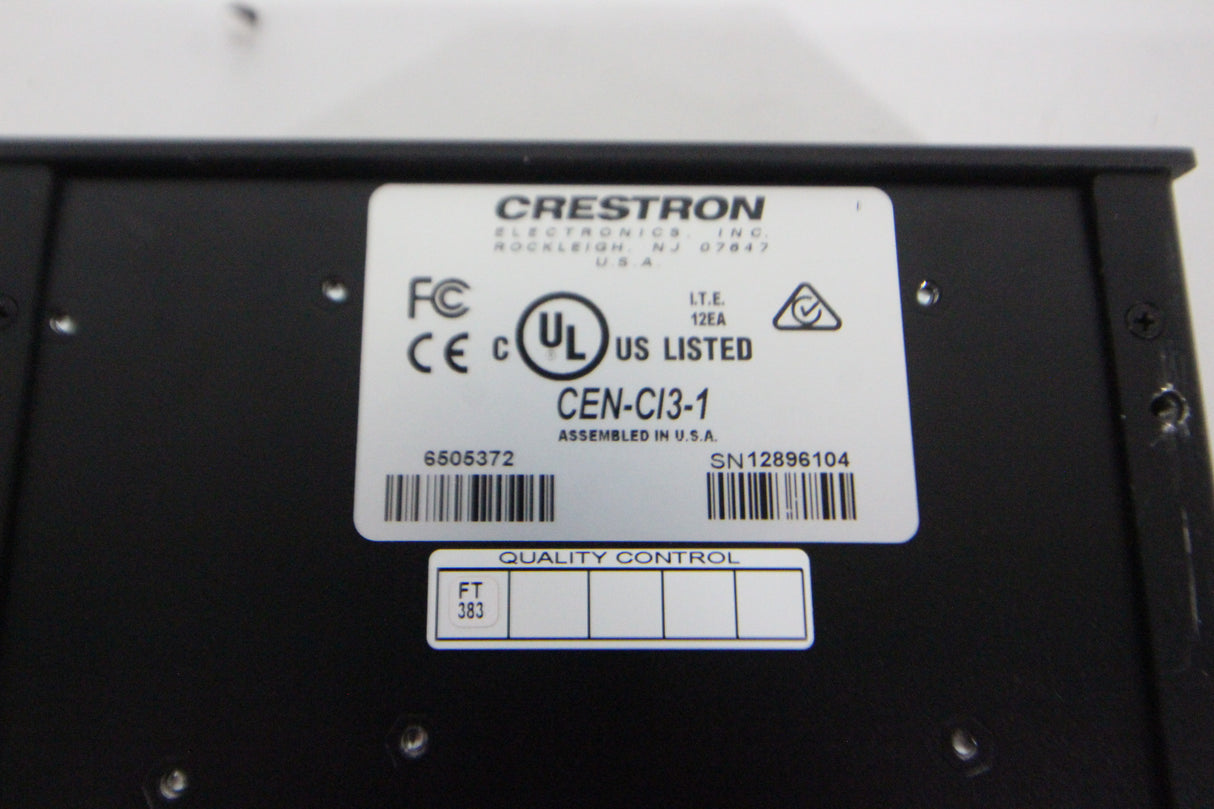 Crestron 3 Series CEN-CI3-1 Card Interface with C310-16 Option Card