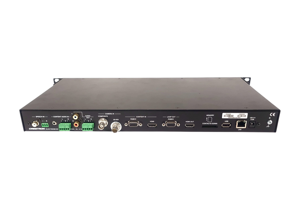 Crestron CAPTURE-HD-PRO Rack Mount Advanced Media Processing Engine