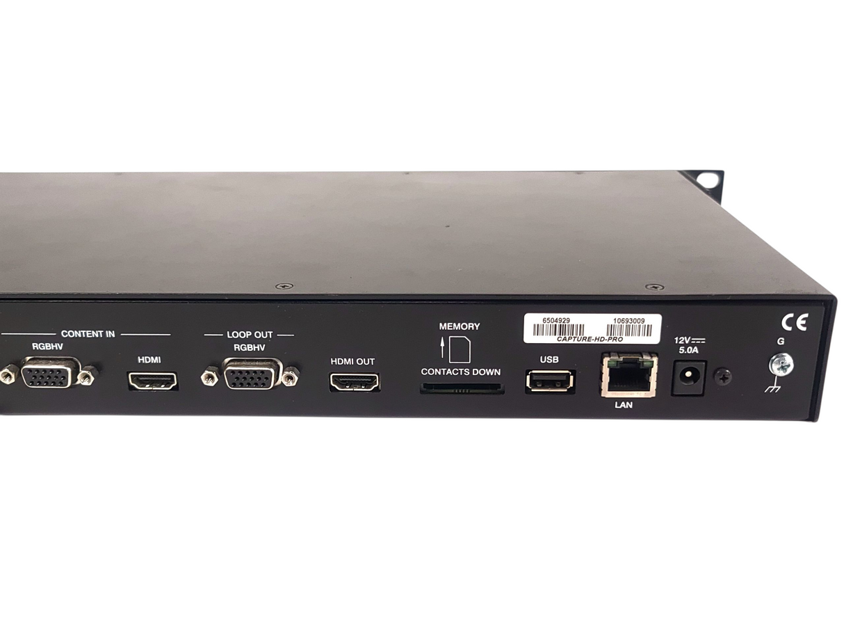 Crestron CAPTURE-HD-PRO Rack Mount Advanced Media Processing Engine