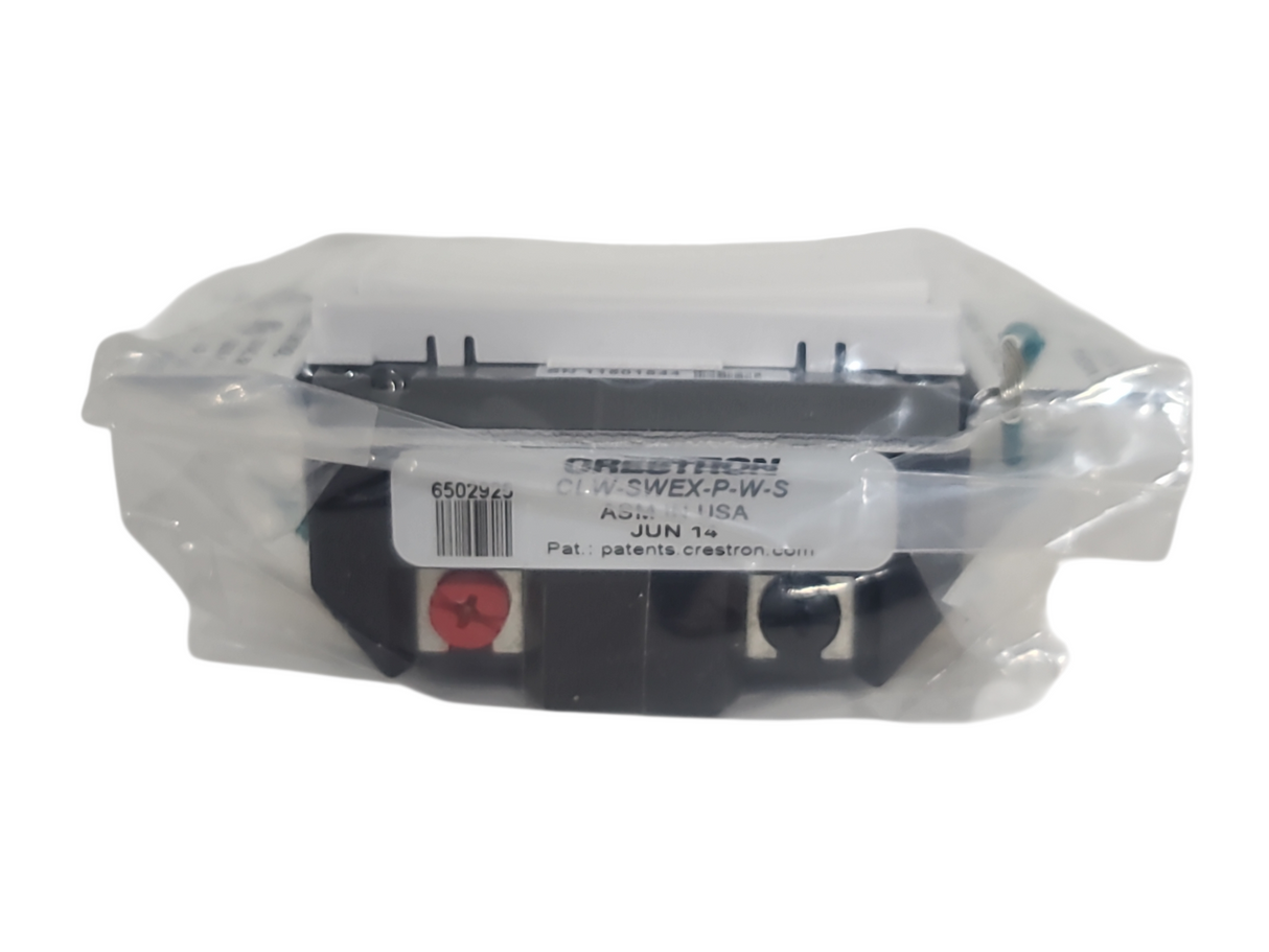 Crestron CLW-SWEX-P-W-S Cameo Wireless In-Wall Switch, 120V, White Smooth in Original Box