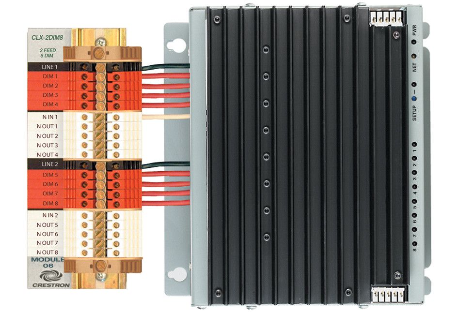 Crestron CLX-2DIM8 8-Channel Dimmer Module 120V