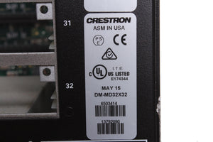 Crestron DM-MD32x32 High Definition Media Distribution (No Option Cards Installed)