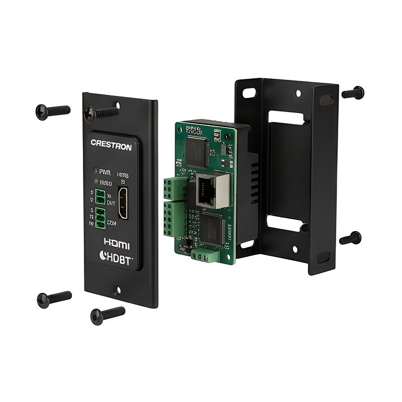 Crestron DM-TX-4K-100-C-1G-W-T 1-gang Wall Plate Mountable Interface