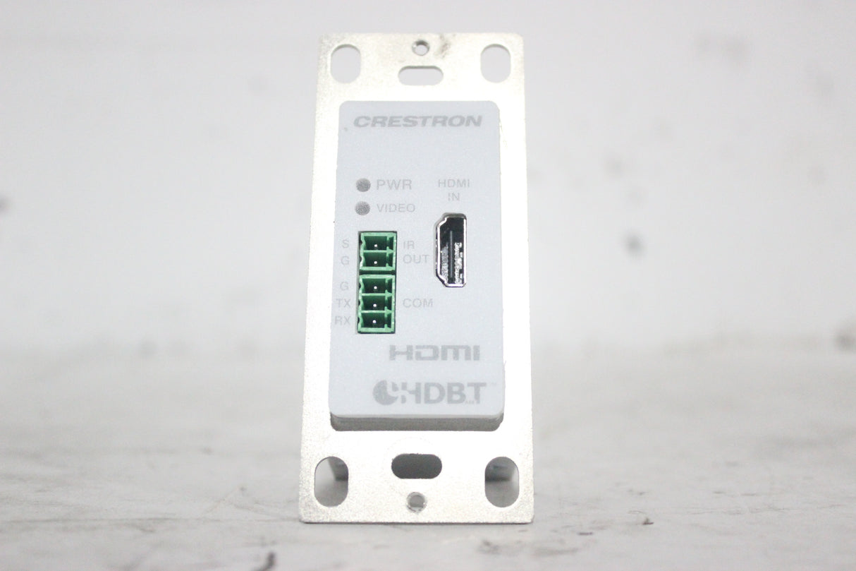 Crestron DM-TX-4K-100-C-1G-W-T 1-gang Wall Plate Mountable Interface for an HD or 4K Source