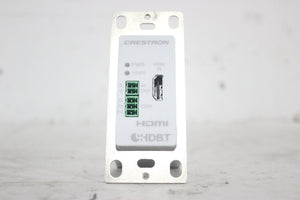 Crestron DM-TX-4K-100-C-1G-W-T 1-gang Wall Plate Mountable Interface for an HD or 4K Source
