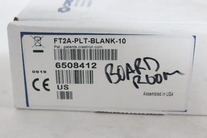 Crestron FT2A-PLT-BLANK-10 Blank Plate Modules for FT2 Series (New-Original Box)