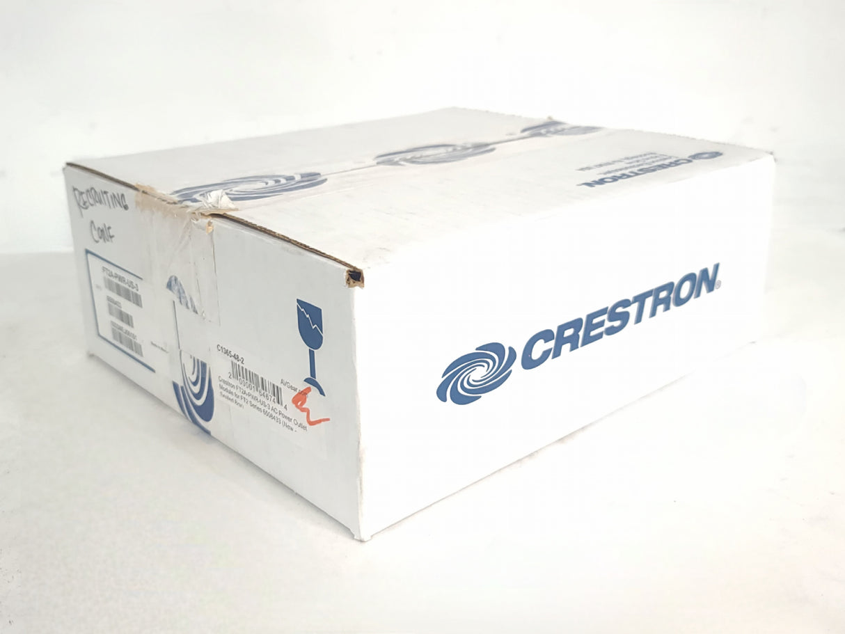 Crestron FT2A-PWR-US-3 AC Power Outlet Module for FT2 Series 6508433 (New - Sealed Box)